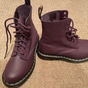 Doc Martens LIKE NEW! Purple size 4 kids or 6 womens, 37 EU